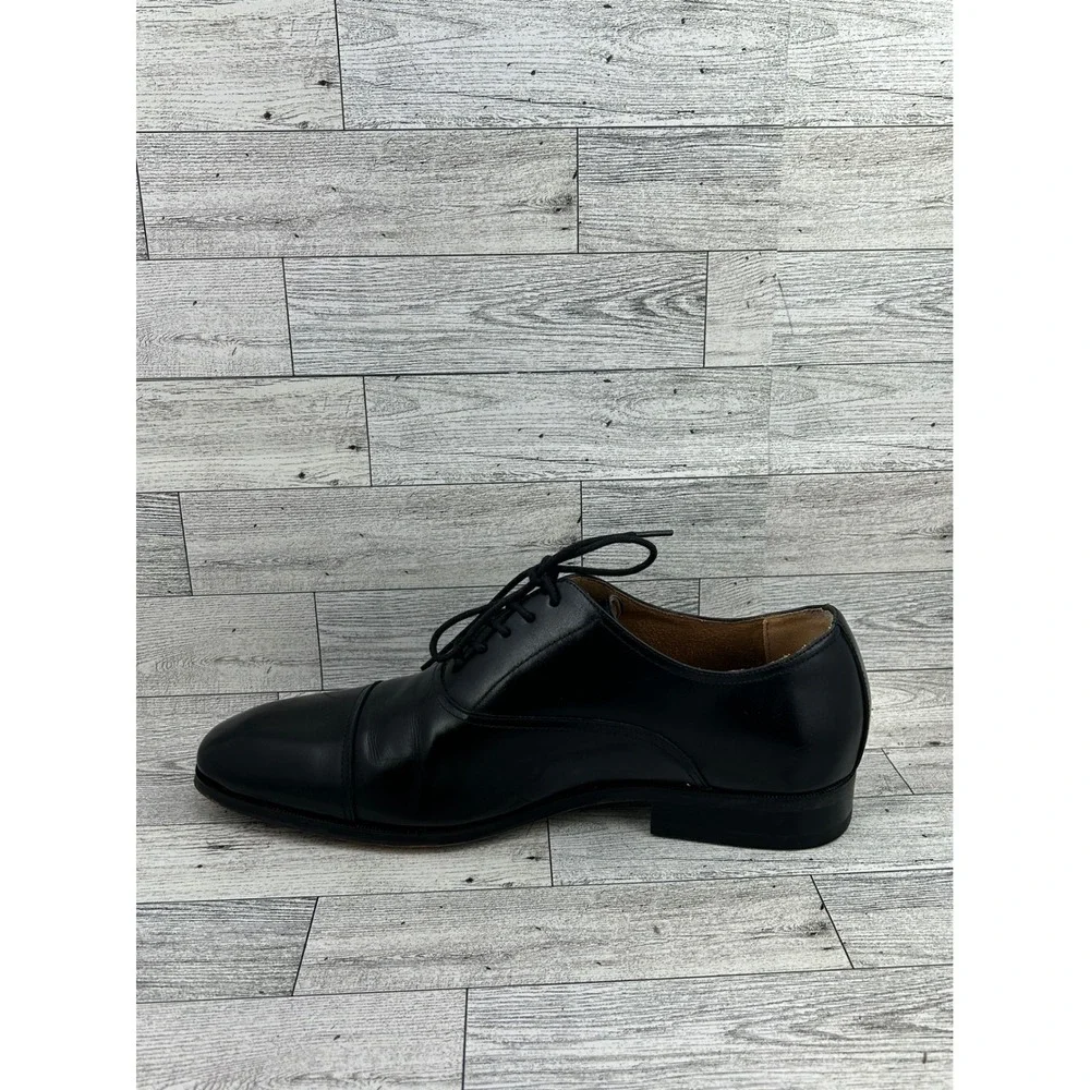 Florsheim Men Black Leather Cap‎ Toe Oxford Dress Shoes 11339-001 Size 9D
